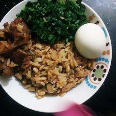 A picture of Rice and Beans.