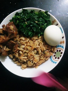A picture of Rice and Beans.