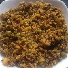 A picture of Roasted Vegetable Masala Daliya.