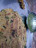 Makka methi parantha