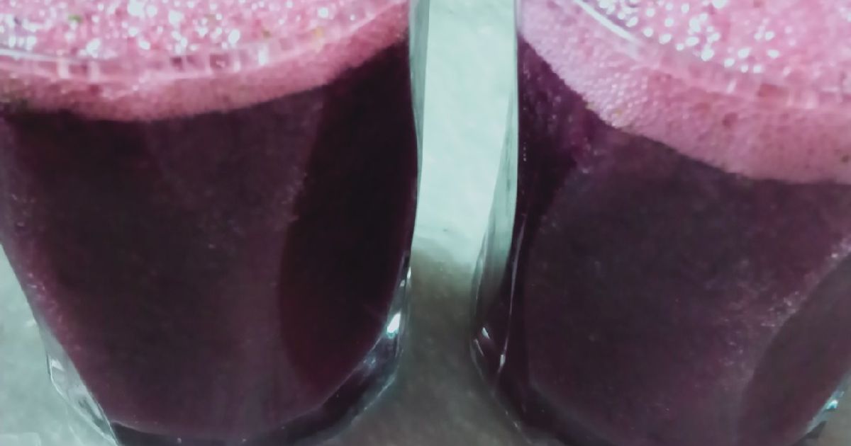 🍇🍇 Black Grapes Juice Recipe by Noor Ul Ann - Cookpad
