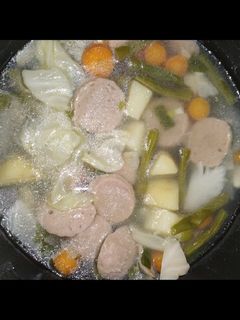 Foto resep Sayur Sop Bakso