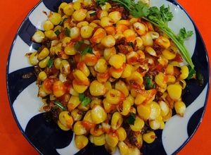 Hình của món Bắp xào.