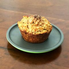 A picture of Apple Banana Oats Muffins.