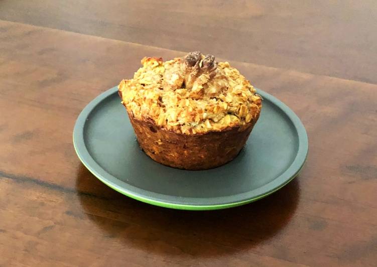 Steps to Make Perfect Apple Banana Oats Muffins