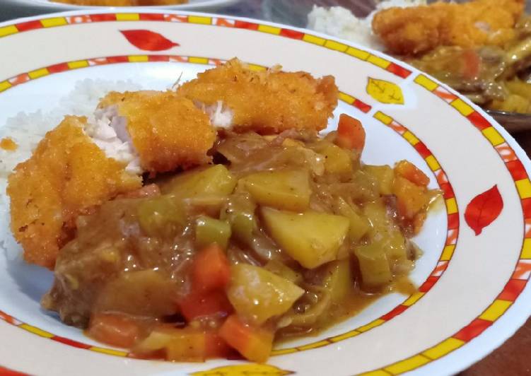 Chicken curry (kare ayam jepang)