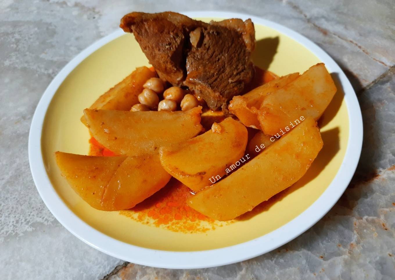 Ragout de pommes de terre 🥔 🍅🌶