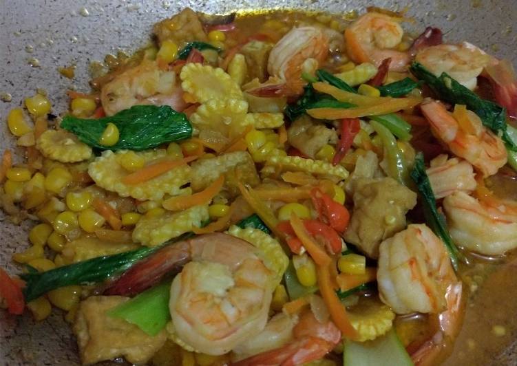 Tumis Udang Sayur