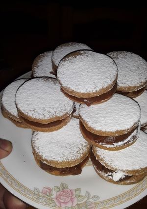 Una foto de Alfajorcitos de harina integral
