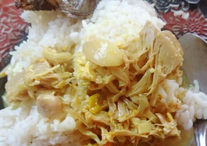 Anti Ribet, Memasak Lodeh Tewel bumbu soto Yang Enak