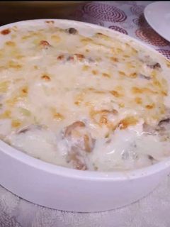 صورة لوصفة صينيه بطاطا بالخضار والبشاميل 🍲