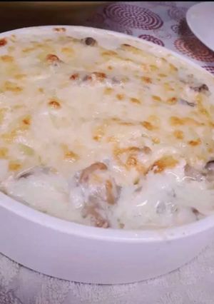 صورة لوصفة صينيه بطاطا بالخضار والبشاميل 🍲