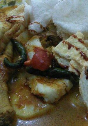 Foto resep Lontong kari ayam