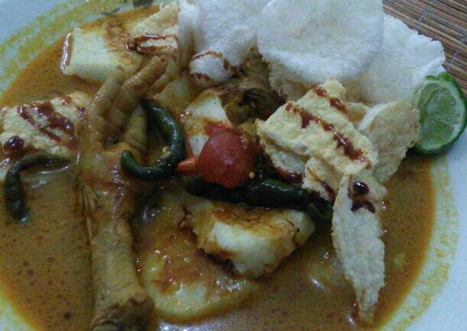 Cara Memasak Lontong kari ayam Bahan Sederhana