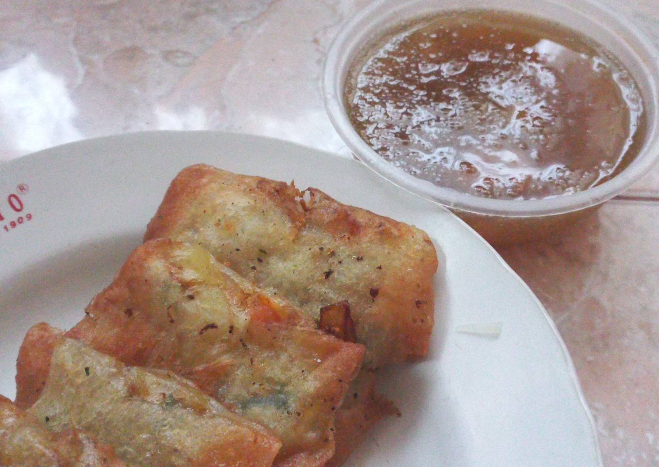 Lumpia Wortel Kentang (Bentuk Martabak)