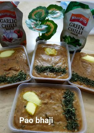A picture of Pav bhaji.