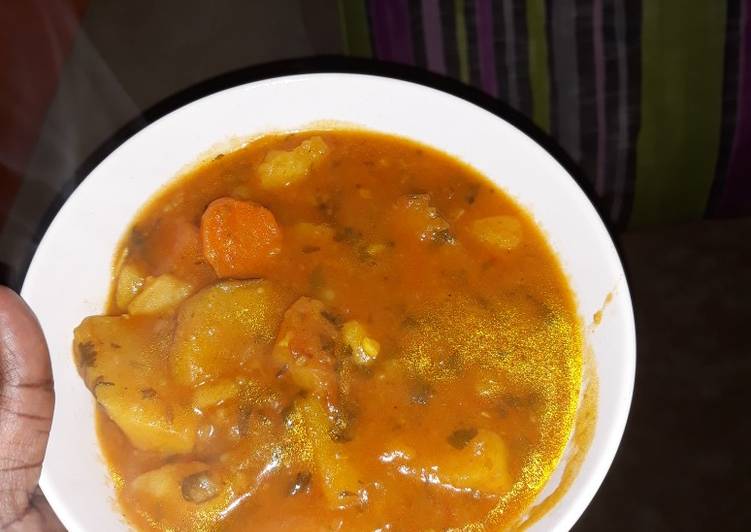 Recipe of Speedy Yam curry #Jikonichallenge