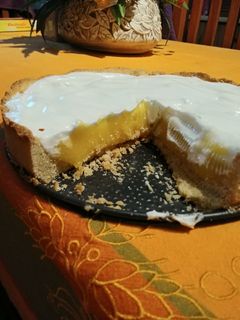 Una foto de Pie de limón con lemon curd