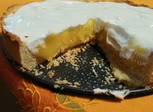 Una foto de Pie de limón con lemon curd