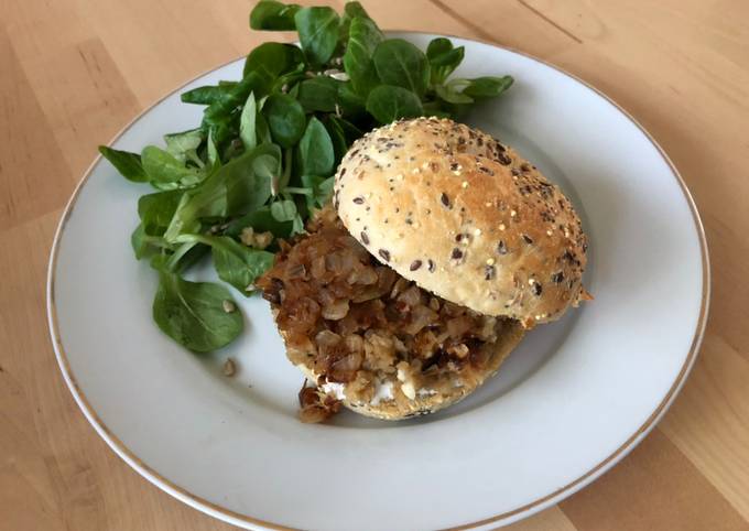 Simple Way to Prepare Burger caviar aubergines