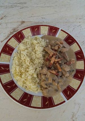 Gombás sertéstokány recept fotója