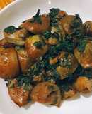 Cà Bát xào lá Tía Tô🍃