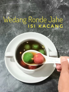 Foto resep Wedang Ronde Jahe Isi Kacang (TangYuan)