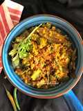 Bhaja Muger Dal diye Jhinge Torkari (Turai / Ridge Gourd - Moong Dal Curry - Bengali Style)
