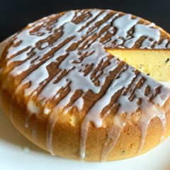 A picture of Rice Cooker Passionfruit & Yoghurt Cake.