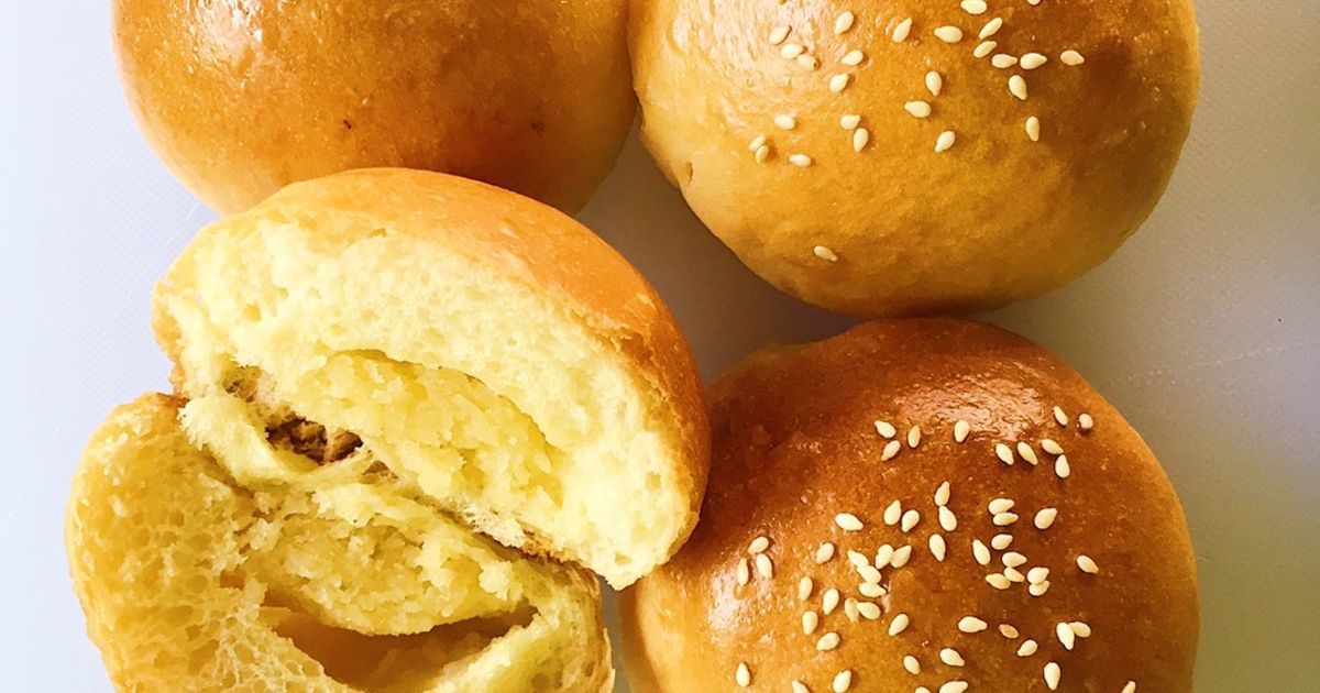 Resep Brioche Bun & Cheese Filling (Roti Lembut Isi Keju) oleh rustic ...