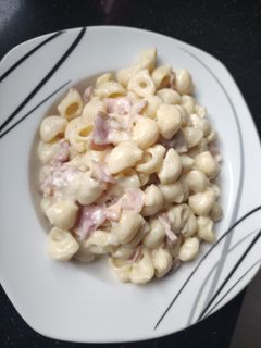 Una foto de Pasta carbonara (a mi manera) en Mambo