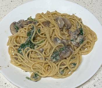 Easy Cooking Recipe Creamy Spinach Spaghetti Delicious