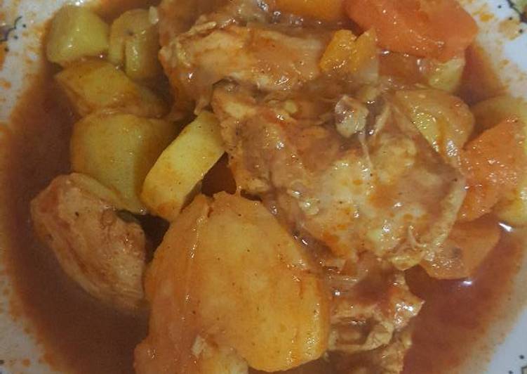 Resep صينية خضار ودجاج/chiken and vegetable stew Anti Gagal