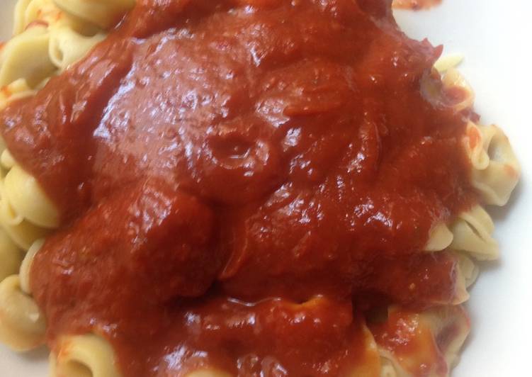 Salsa de tomate y pimientos