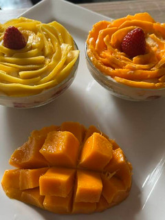 A picture of Mango fruit delight.