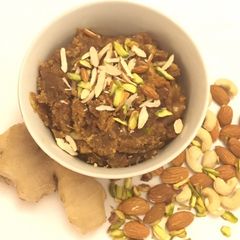 Ginger sweet or adark halwa A picture of Ginger sweet or adark halwa.