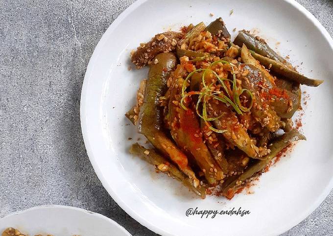 Gaji-namul 가지나물 (Masakan Terong ala Korea)