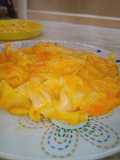 Maltagliati in crema di zucca e gorgonzola