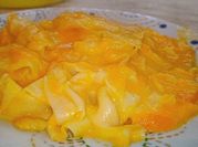 Una foto di pasta al gorgonzola
