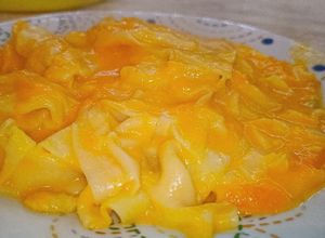 Foto di Maltagliati in crema di zucca e gorgonzola