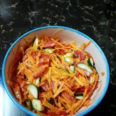 A picture of Simple veggies salad.