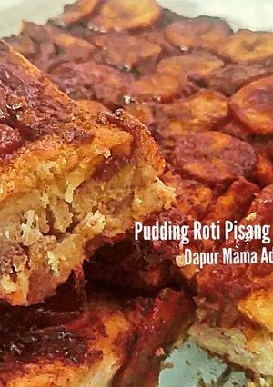 Foto resep Pudding Roti Pisang Caramel