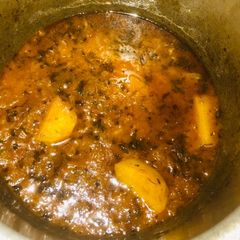 A picture of Aloo methi.