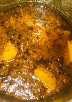 A picture of Aloo methi.