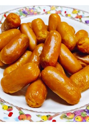 รูปของ 🌭ไส้กรอกไก่ทอดไร้น้ำมัน Air Fryer Junior Chicken Sausage
