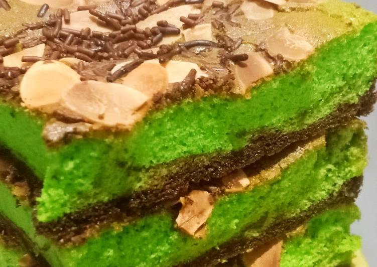 Bolu Pandan Keto (easy and simple cake)