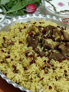 عکسی از دستور چلو دیزی کاشانی