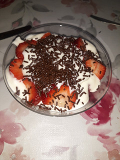 Una foto de Fresas con nata!!