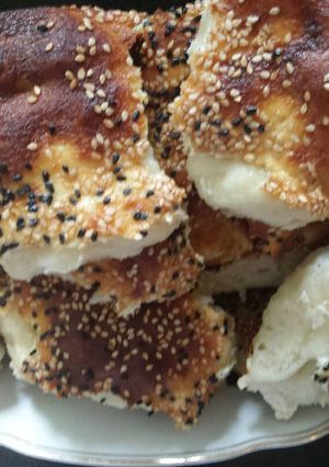 صورة لوصفة متل حبات الخبز لكن طعم اللبن فيها خياااااال ☺☺😋😋😋😋😋😋