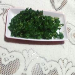 A picture of Steamed spinach.